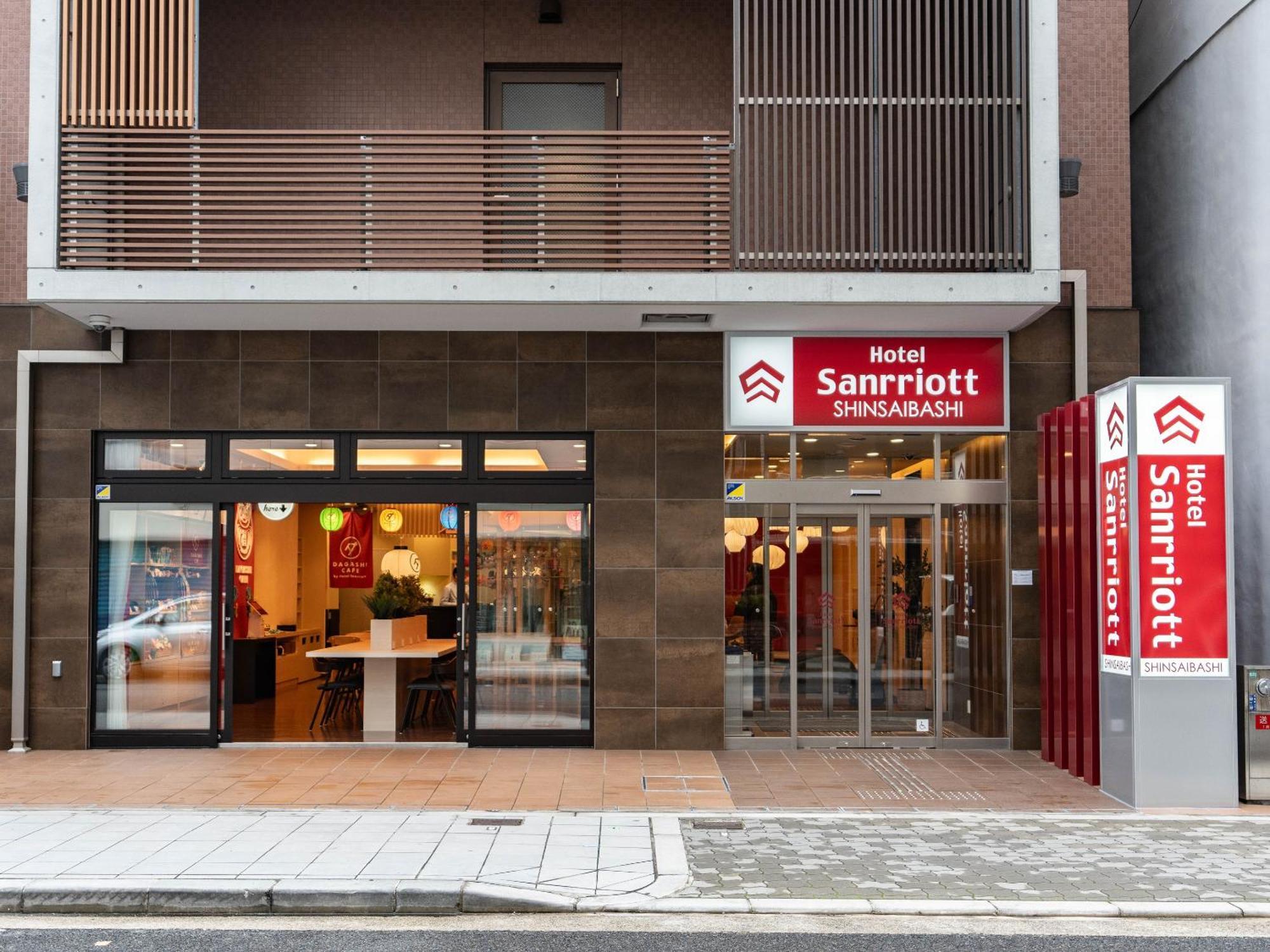 Hotel Sanrriott Shinsaibashi Osaca Exterior foto
