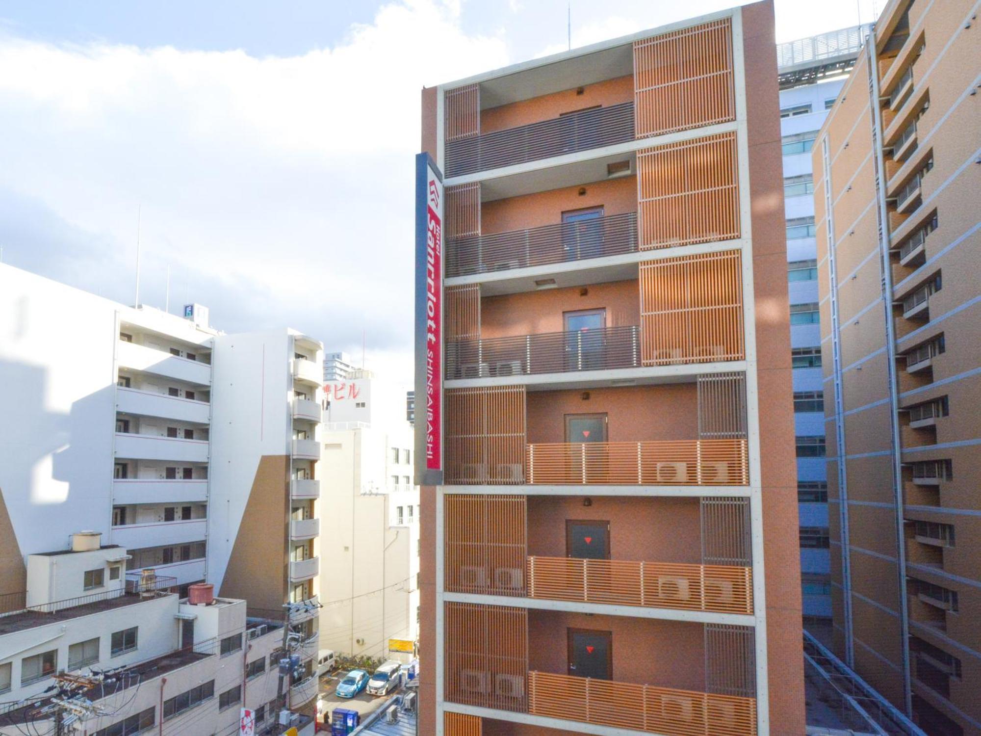 Hotel Sanrriott Shinsaibashi Osaca Exterior foto